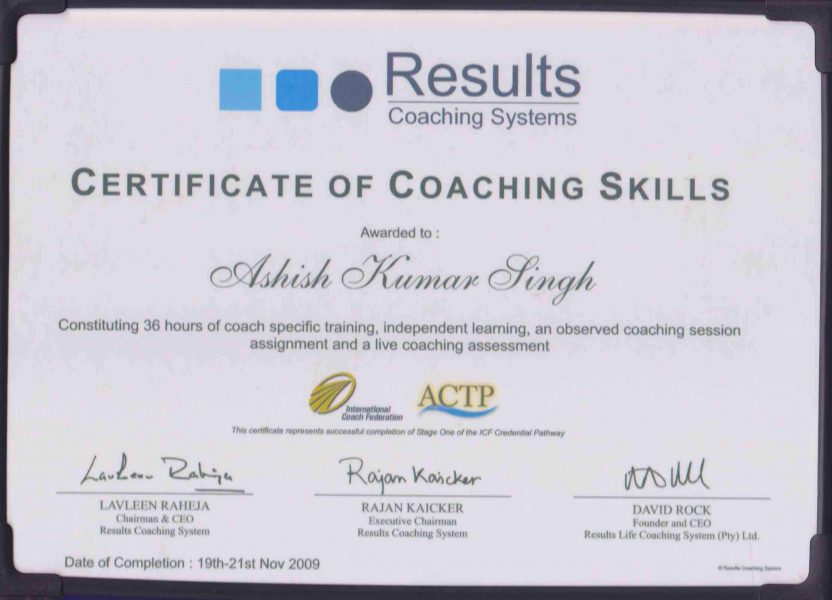 CEO Coaching Certificate ICF
